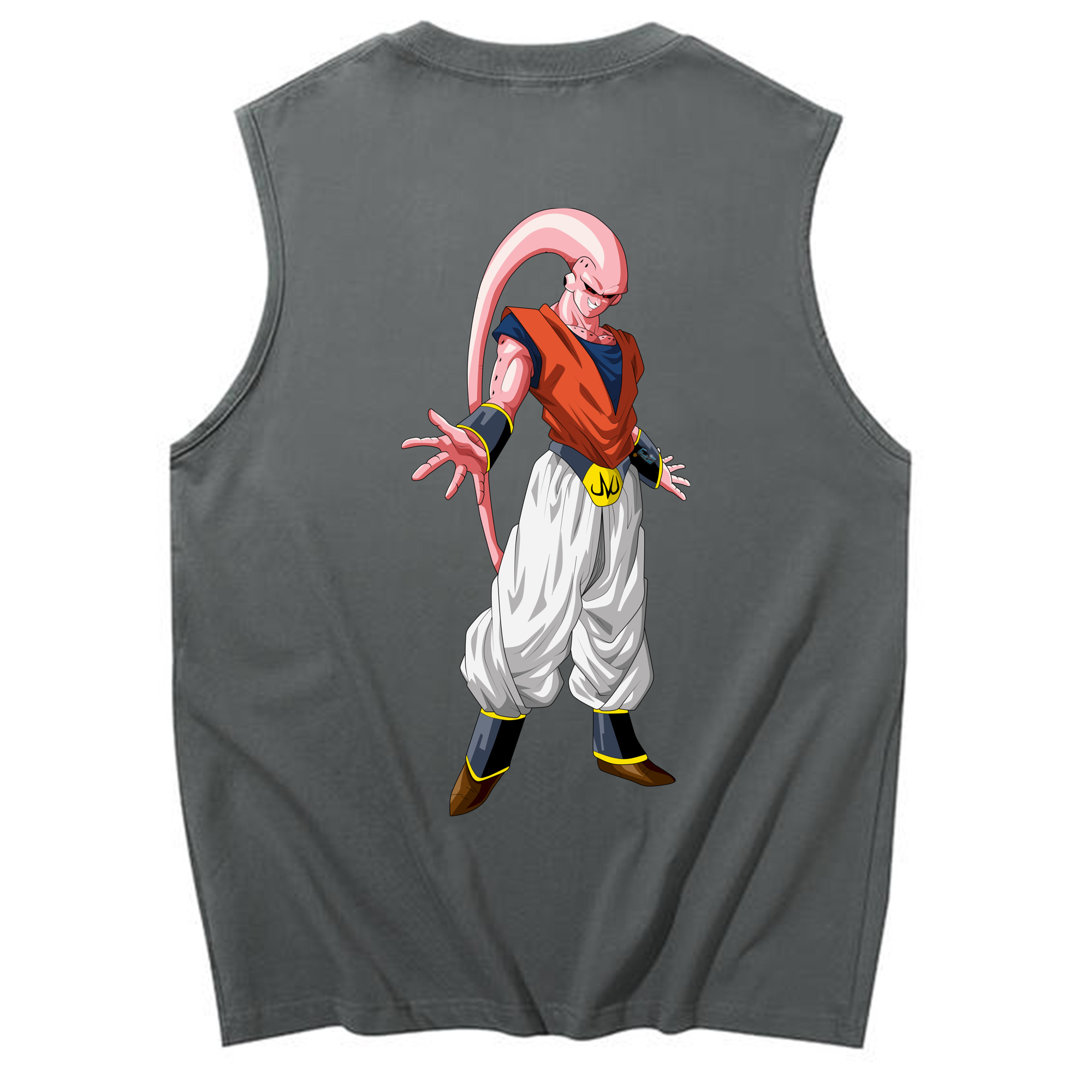 （画像用） ドラゴンボール 魔人ブウ DRAGON BALL Majin Buu コットン100％タンクトップ（背面プリント）